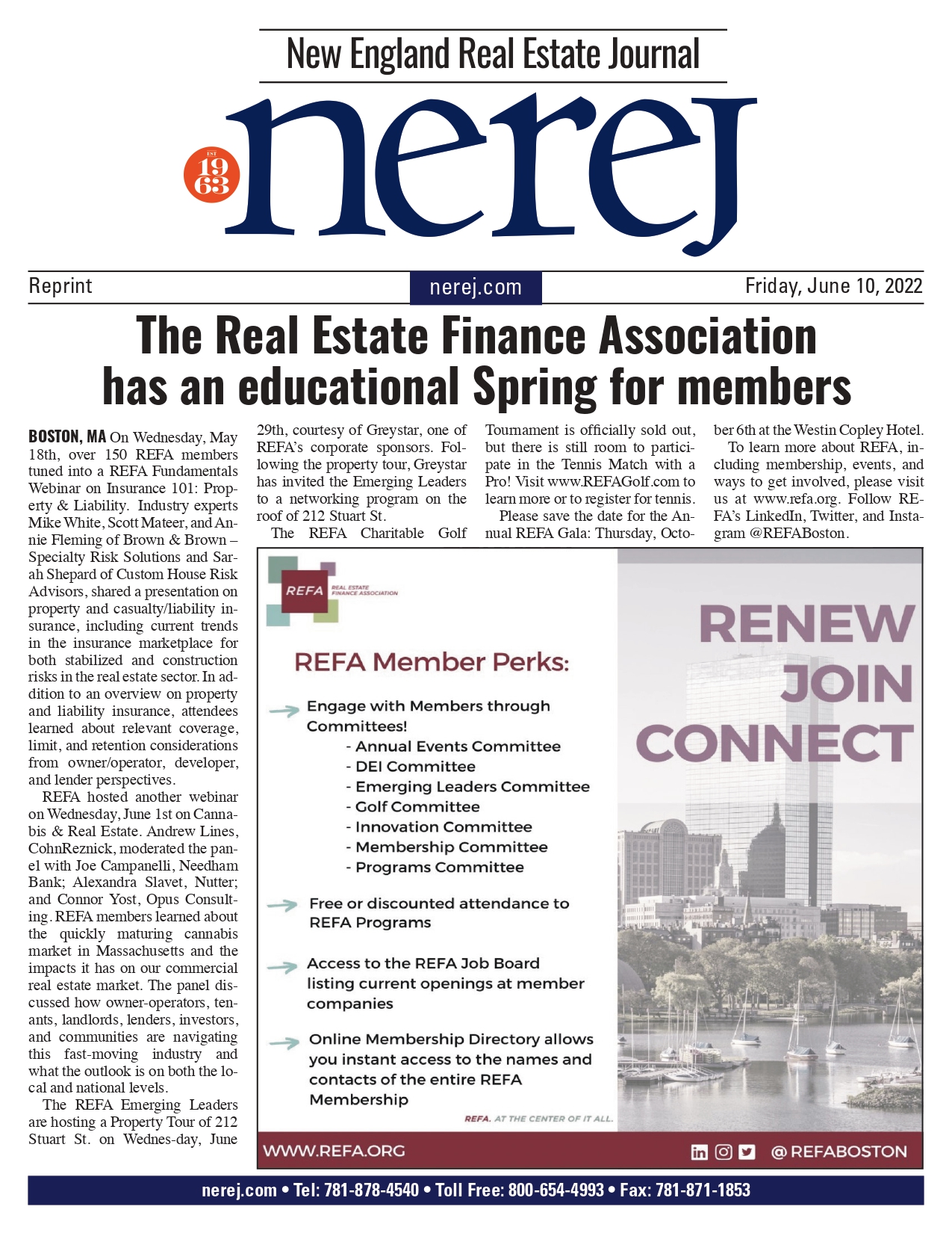 New England Real Estate Journal June 2022